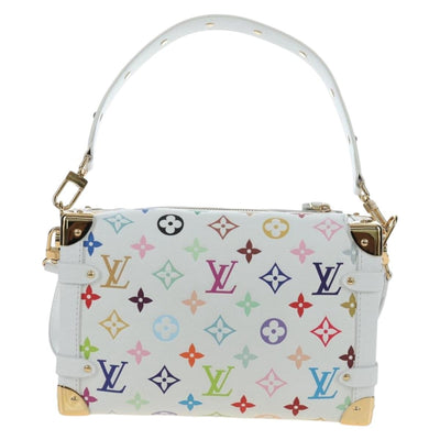 LOUIS VUITTON Monogram Multicolor Side Trunk MM Bag White M14046 Auth 199130SM - 0