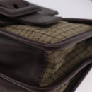Miu Miu Hand Bag Wool Beige Gold Auth 199131V-14
