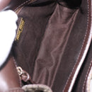 Miu Miu Hand Bag Wool Beige Gold Auth 199131V-11