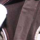 Miu Miu Hand Bag Wool Beige Gold Auth 199131V-21