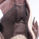 Miu Miu Hand Bag Wool Beige Gold Auth 199131V-22