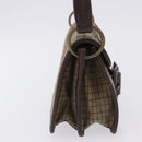 Miu Miu Hand Bag Wool Beige Gold Auth 199131V-4