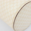 CELINE Macadam Canvas Shoulder Bag PVC Leather Ivory Gold Auth 199132A-15
