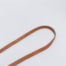 CELINE Macadam Canvas Shoulder Bag PVC Leather Ivory Gold Auth 199132A-8
