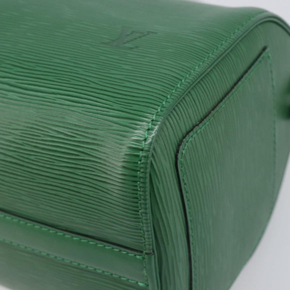LOUIS VUITTON Epi Speedy 25 Hand Bag Borneo Green M43014 LV Auth 199134V