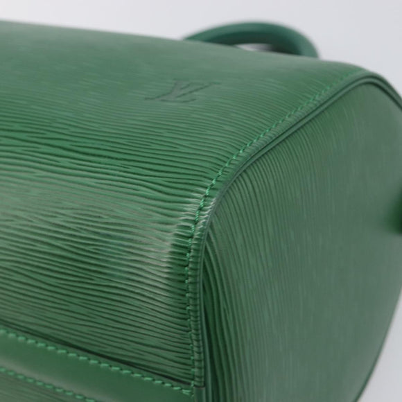 LOUIS VUITTON Epi Speedy 25 Hand Bag Borneo Green M43014 LV Auth 199134V