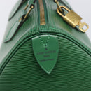 LOUIS VUITTON Epi Speedy 25 Hand Bag Borneo Green M43014 LV Auth 199134V-20