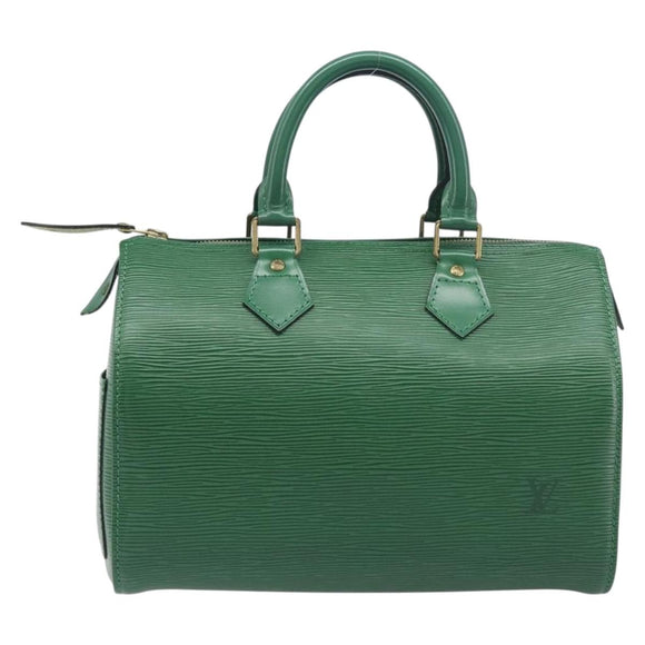 LOUIS VUITTON Epi Speedy 25 Hand Bag Borneo Green M43014 LV Auth 199134V