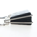 CHANEL Matelasse Hand Bag Lamb Skin 2way Black Silver CC Auth 199135SM-4