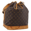 LOUIS VUITTON Monogram Noe Shoulder Bag M42224 LV Auth 199141-1
