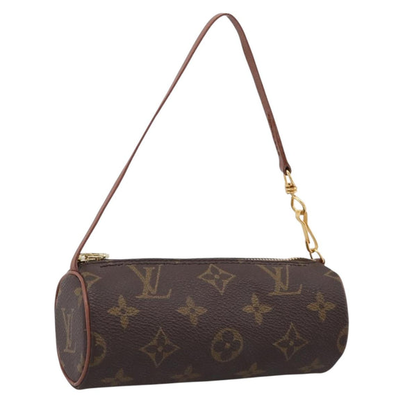 LOUIS VUITTON Monogram Papillon Pouch LV Auth 199143