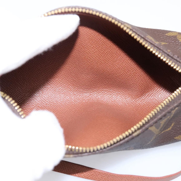 LOUIS VUITTON Monogram Papillon Pouch LV Auth 199143