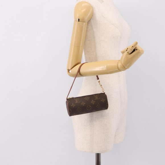 LOUIS VUITTON Monogram Papillon Pouch LV Auth 199143