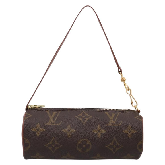LOUIS VUITTON Monogram Papillon Pouch LV Auth 199143