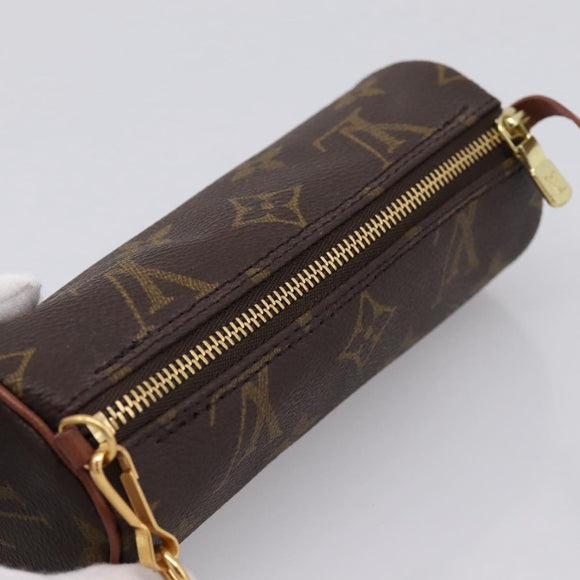 LOUIS VUITTON Monogram Papillon Pouch LV Auth 199143