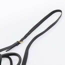PRADA Gathered Hand Bag Nylon 2way Black Gold Auth 199147V-15