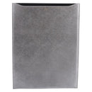 CELINE iPad Case Leather Silver Auth 199148-13