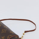 LOUIS VUITTON Monogram Papillon Pouch LV Auth 199149-8