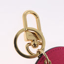 LOUIS VUITTON Damier Ebene Key Holder Illustre Charm M65138 LV Auth 199151V-7