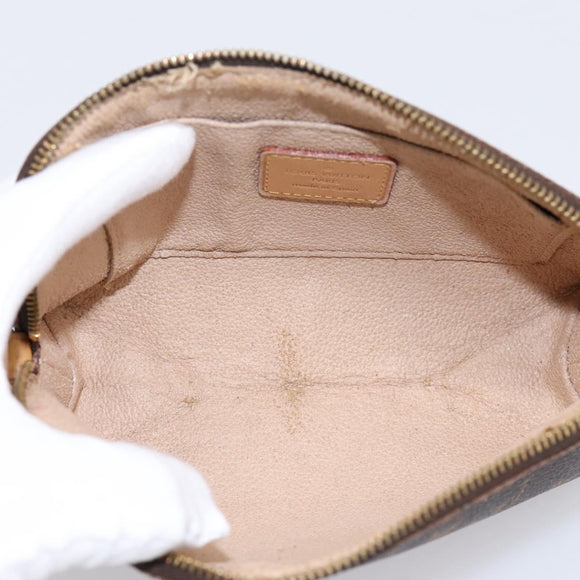 LOUIS VUITTON Monogram Pochette Cosmetic PM Pouch M43998 LV Auth 199152