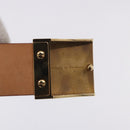 LOUIS VUITTON Multicolor Ceinture Carre Belt White M9682 LV Auth 199153V-6