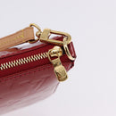 LOUIS VUITTON Monogram Vernis Pochette Accessoires Rouge Grunadine Auth 199154V-19