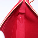 LOUIS VUITTON Monogram Vernis Pochette Accessoires Rouge Grunadine Auth 199154V-20