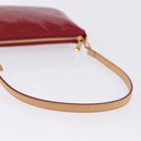 LOUIS VUITTON Monogram Vernis Pochette Accessoires Rouge Grunadine Auth 199154V-8