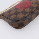 LOUIS VUITTON Damier Ebene T&B Mini Pochette Accessoires N58011 LV Auth 199155A-15