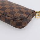 LOUIS VUITTON Damier Ebene T&B Mini Pochette Accessoires N58011 LV Auth 199155A-16