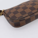 LOUIS VUITTON Damier Ebene T&B Mini Pochette Accessoires N58011 LV Auth 199155A-17