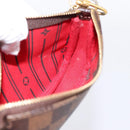 LOUIS VUITTON Damier Ebene T&B Mini Pochette Accessoires N58011 LV Auth 199155A-18
