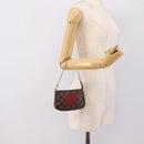 LOUIS VUITTON Damier Ebene T&B Mini Pochette Accessoires N58011 LV Auth 199155A-20