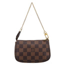 LOUIS VUITTON Damier Ebene T&B Mini Pochette Accessoires N58011 LV Auth 199155A-2