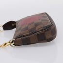 LOUIS VUITTON Damier Ebene T&B Mini Pochette Accessoires N58011 LV Auth 199155A-3