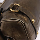 Miu Miu Hand Bag Vitellolux 2way Gold Auth 199156V-13