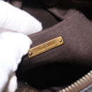 Miu Miu Hand Bag Vitellolux 2way Gold Auth 199156V-19