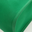 HERMES Air Zip PM Hand Bag Canvas 2way Green Silver Auth 199157SM-17
