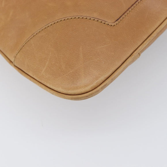 GUCCI Jackie Sherry Line Hand Bag Leather Brown Gold 001 4057 Auth 199158A