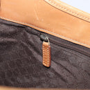 GUCCI Jackie Sherry Line Hand Bag Leather Brown Gold 001 4057 Auth 199158A-21