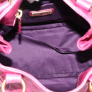 Miu Miu Hand Bag Vitellolux 2way Pink Gold Auth 199159M-10