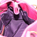 Miu Miu Hand Bag Vitellolux 2way Pink Gold Auth 199159M-20