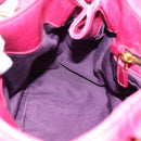 Miu Miu Hand Bag Vitellolux 2way Pink Gold Auth 199159M-21