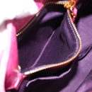 Miu Miu Hand Bag Vitellolux 2way Pink Gold Auth 199159M-23