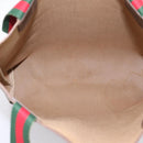 GUCCI GG Supreme Web Sherry Line Tote Bag PVC Beige Gold 002 58 6487 Auth 199161-10