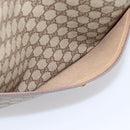 GUCCI GG Supreme Web Sherry Line Tote Bag PVC Beige Gold 002 58 6487 Auth 199161-11