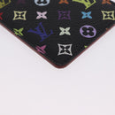 LOUIS VUITTON Monogram Multicolor Etui Hand Mirror Black M92651 LV Auth 199163V-8