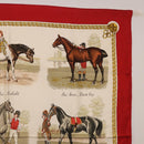 HERMES Carre 90 Scarf Silk Beige Auth 199164-4