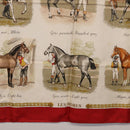 HERMES Carre 90 Scarf Silk Beige Auth 199164-9