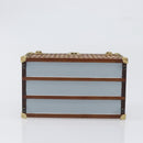 LOUIS VUITTON MALLE COURRIER 1888 Paper Weight Beige Brown M99729 Auth 199165V-6
